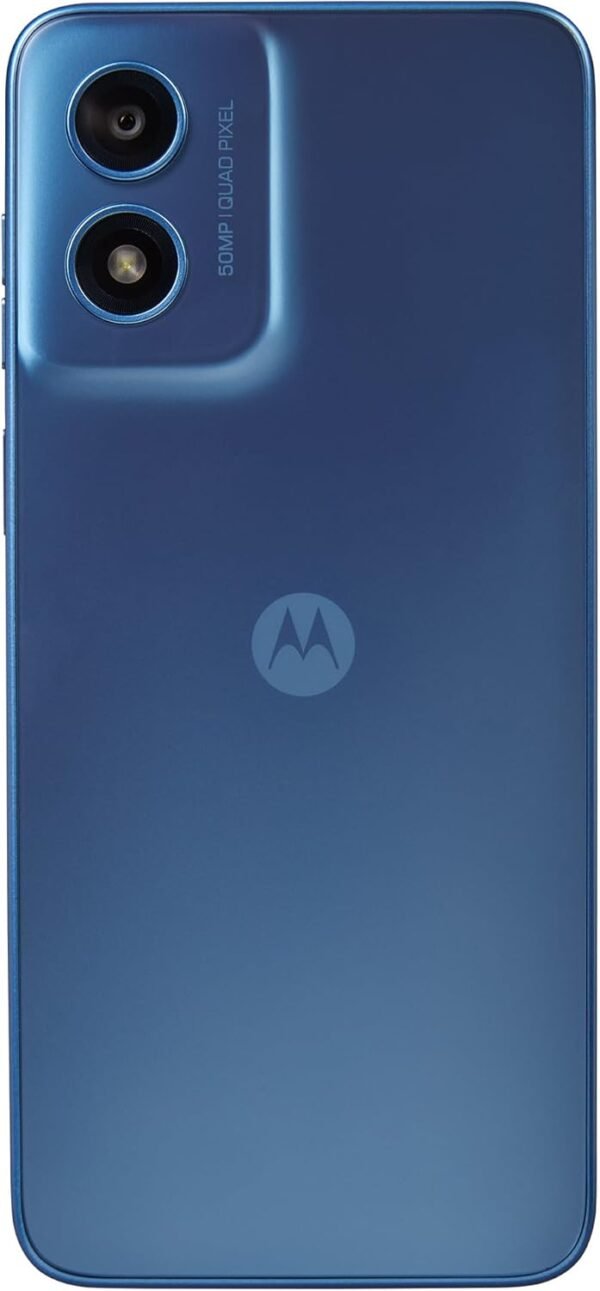 Tracfone | Motorola Moto g Play 2024 | Locked | 64GB | 5000mAh Battery | 50MP Quad Pixel Camera | 6.5-in. HD+ 90Hz Display | Sapphire Blue - Image 14